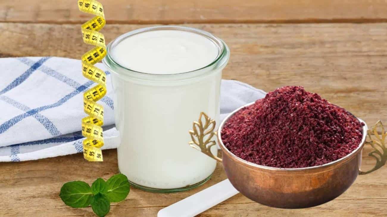 yaz mevsiminde hizla kilo vermek icin yogurt ve sumak karisimi 3UDFWzaN